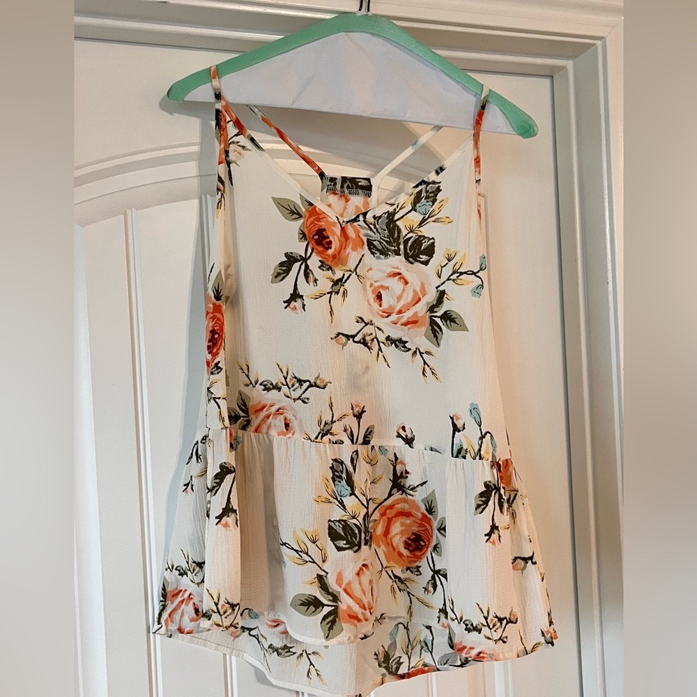Floral Print Dressy Camisole
